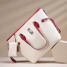 Gaby Show Women's Fashion Glamorous Bag Premium Line Chic Satin Lining + Coin Purse