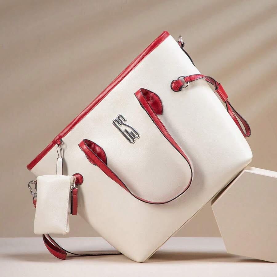 Gaby Show Women's Fashion Glamorous Bag Premium Line Chic Satin Lining + Coin Purse