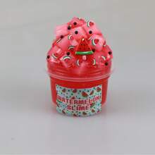 100ml Large Capacity Slime Crystal Mud, Coconut Transparent Fruit Putty, Stress Relief Rubber Toy, Cute Back To School Gift For Friends, Suitable For Both Girls And Boys Children Toys