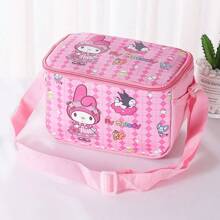Sanrio 1 szt. Sanrio Lunch Bag Lunch Box Bag Lunch Bag Student Insulation Bag Cartoon Cute Design Duża pojemność Torba do przechowywania Może być przenośna i pochylona z tyłu Lunch Bag PU Materiał Student Powrót do szkoły Przybory odpowiednie do biura piknik na świeżym powietrzu szkoła prezenty urodzinowe prezenty świąteczne.