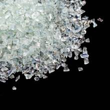 20 Grams 0.7oz AB Colored Crushed Glass For Resin Art DIY,Broken Fire Glass Pieces For Tabletop Fire Pit,Crafts,Home Decorations Vase Fillers