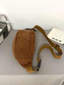 1 قطعة حقيبة صدر خضراء القلب من النبيل للرجال، متعددة الاستخدامات بتصميم مبسط عصري