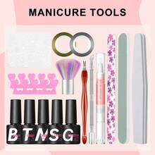 coscelia 53PCS Gel Polish Set 35Colors Gel Polish Set With UV LED Nail Lamp 5Bottles Of Base And Glossy Matte Top Coat Starter Suitable For All Seasons Nails Gift For Women Used Salon Or At Home - Xem 8