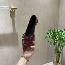 Women Pumps - 酒紅色 - 查看 2