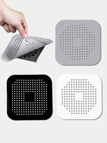 1pc Silicone Hair Filter And Drain Plug For Bathtub And Shower - Prevents Clogs And Odors