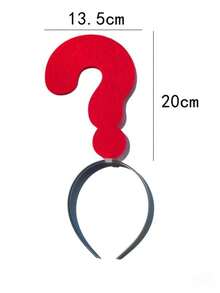 Creative Arrow & Question Mark Headband, Funny Novelty Headpiece For Concerts, Photos, Festivals, Back To School - Multicolor - View 6