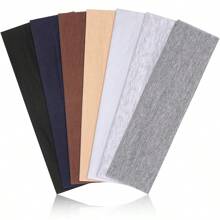 1pc Sports Solid Color Headband, Fitness Elastic Sweatband, Yoga Stretchy Non-Slip Headwrap, Suitable For Daily Wear Hair Accessories Fashion Head Wrap, School Stuff, College, Headbands