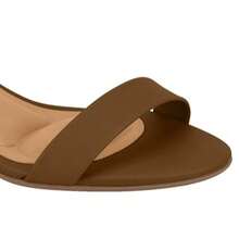 Vizzano Women's Low Square Heel Sandal 6291.900 - Coffee Brown - View 2