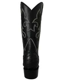 BOTA VAQUERA MARCA BDP GRABADO TIPO ANANCONDA 100% PIEL DE BOVINO SUPER ELEGANTE  Casual - NEGRO - Ver 8