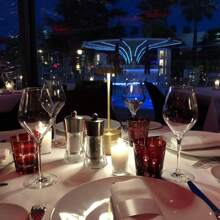 NetHong LED Cordless Touch Desk Lamp Rechargeable Dimmable Bar Table Night Light Decor - Gold - View 9