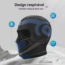 Balaclava Ski Hat Windproof Dustproof Winter Warm Face Mask For Skiing Snowboarding Motorcycle Men Women - 黑色短款 - 查看 4