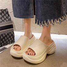 Women Platforms & Wedge Sandals - 卡其 - 查看 7