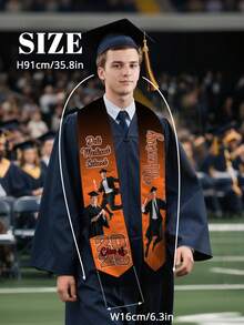 1件定制毕业礼服 - 打造专属您的毕业典礼！| 可定制个人毕业礼服、全套服装、姓名或背景 | 教师节礼物、毕业装饰、可定制文字和照片、高中及大学毕业学位服 | 毕业礼物和庆祝活动的必备之选 | 送给同学、朋友、家人和毕业生的完美礼物 - 款式2 - 查看 3