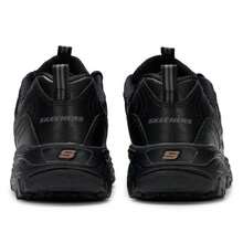 Skechers Tenis casuales y livianos, transpirables, para mujeres para uso diario, caminar, deportes 76605-BLK - Negro - Ver 4