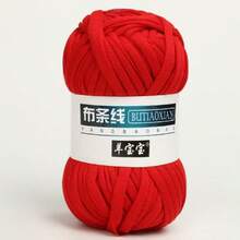 1pc T-Shirt Yarn, Woven Fabric Yarn, For Crocheting And Weaving Bags, Pillows, Dolls, Handcrafted Crochet