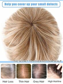 10 英寸夏季假发 白金色混合金色精灵假发 自然蓬松短直发带刘海假发 合成耐热假发 适合女性日常节日佩戴 - 彩色 - 查看 2