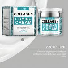Hoygi Collagen Lifting Firming Smooth Wrinkles Cream Moisturizing Fade Fine Lines Anti Aging Brighten Repair Tighten Beauty Skin Care Products - 藍白色 - 查看 6