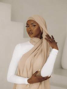 1 peça de bandana hijab de chiffon casual feminina