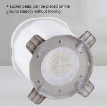 Lavadora compacta portátil para ropa interior, 10 litros, lavadora-secadora combinada, lavadora manual, lavadora compacta, ideal para propietarios de apartamentos pequeños, uso doméstico y alojamientos para estudiantes, color blanco. - Blanco - Ver 8