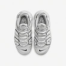 Nike 兒童休閒鞋新款皮蓬AIR MORE UPTEMPO氣墊鞋緩震 - 白色 - 查看 4