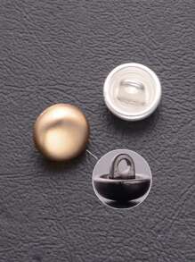 20pcs 10mm Round Sewing Metal Buttons Mushroom Buttons For Clothing Dress Accessories Scrapbooking Garment Decorative DIY Crafts Tool