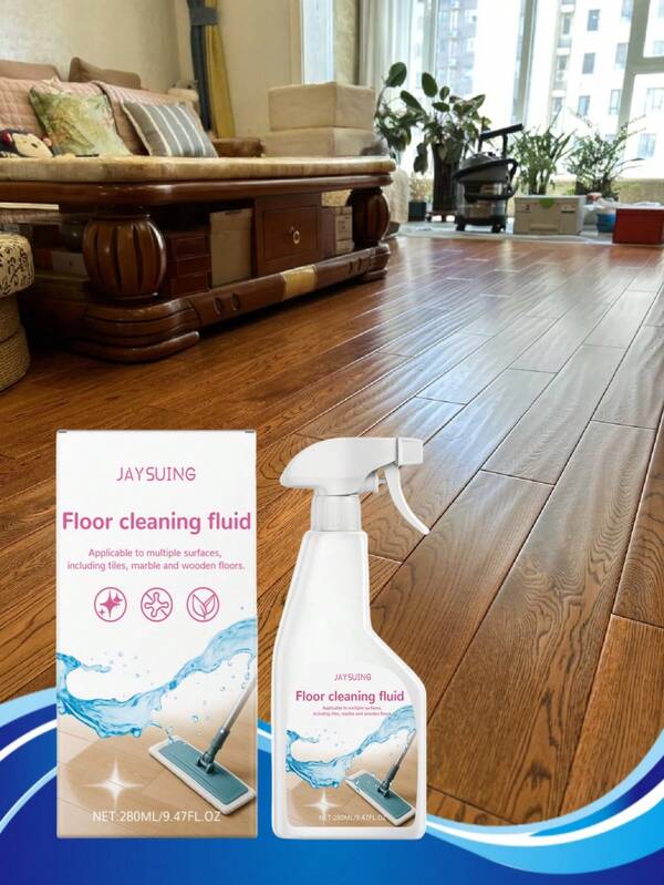 2pcs Value Pack Floor Cleaner, Suitable For Tile, Marble, Hardwood Floors, Removes Dirt & Grease, Cleans & Shines Quickly, Gentle Formula Won't Damage Floors, Provides & Clean Home Care For Family, Fragrant Scent, Deodorizes, Conditions Floors To Prevent Cracking