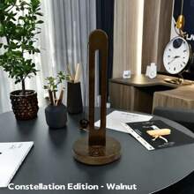 1pc Wooden Vertical Paper Towel Holder, Tissue Paper Roll Rack, Home Kitchen & Bathroom Paper Towel Storage Organizer