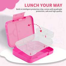 Tritan Material 1000ML Bento Lunch Box, Leak-Proof, Microwave/Dishwasher Friendly, Back To School - Multicolor - View 9