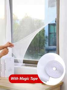 1PC 210cm Anti-Mosquito Net Summer Automatic Closing Magnetic Mosquito Net Invisible Door Mesh Anti Bug Fly Partition Curtain - Multicolor - View 12