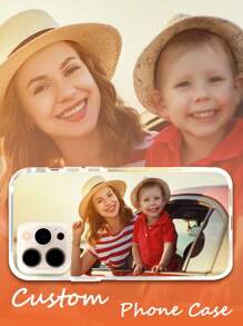 定制高品质软塑料手机保护壳适用于 iOS Apple 设备，全覆盖带镜头保护，适合户外活动，是送给亲人、朋友、宠物、骄傲月、生日、节日的理想礼物