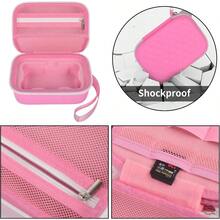 YYWSH-GWCASE Camera Case For Canon PowerShot G7X Mark II G7X Mark III SX740 HS SX720 HS Cute Camera Bag With Mesh Pocket Dividers For SD Cards And Other Accessories TravelReady Pink Case Only Z2q5 - Pink - View 6