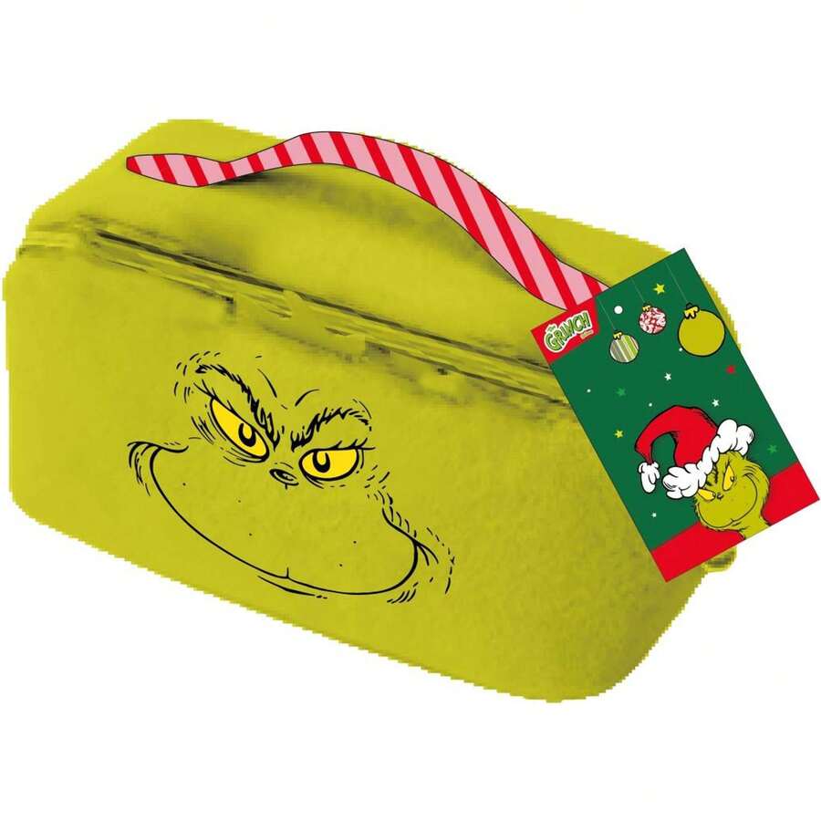 Universal Studios حقيبة أدوات النظافة للسفر من The Grinch للأولاد والبنات - مجموعة سفر مثالية للأطفال لتخزين أدوات النظافة - مثالية للرحلات والإجازات والحضانة أو المدرسة - حقيبة أدوات نظافة صغيرة الحجم بتصميمات شخصيات مرحة ⚫ شحن مجاني ✅ التوصيل خلال 24/48 ساعة إلى إسبانيا (شبه الجزيرة) - أخضر - مشاهدة 1