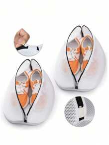 Mesh Laundry Bags Shoes Storage Organizers Washing Machine Shoes Bag Anti-Deformation Travel Shoes Storage Bag Laundry Storage