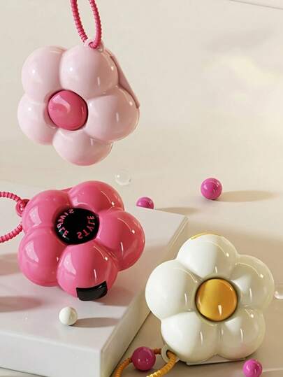 Sanrio Portable Dopamine-Style Floral Pill Box & Multi-Purpose Organiser – Vibrant Art Deco Medicine Box With Travel-Friendly Suspender Strap Pill Organiser