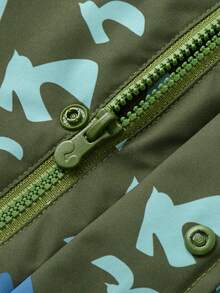 mini bala 儿童防水内衬夹克 2025 秋季保暖软壳外套