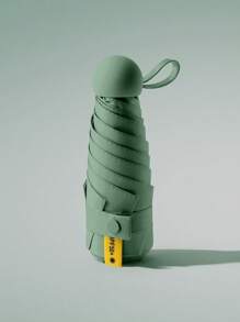 Compact UV-Blocking Mini Umbrella, Capsule Design - Portable & Durable, 6-Rib Fiberglass Structure, Manual Open, Includes Protective Vinyl Case - Ideal For Travel & Unpredictable Weather, Windproof & Rainy Gear | Cute Umbrella Design | Suitable For Travel, Small Umbrella, Pocket Umbrella, Mini Umbrella, Waterproof, UV-Protection, Multipurpose Umbrella, Portable Travel Umbrella