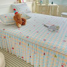 Cooling Mattress Pads - -bowknot Strawberry Bed Skirt - View 11