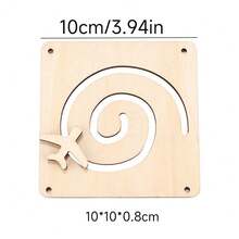 Busy Board Montessori Toy Semi-Finished Accessories, DIY Memory Walking Board, Early Childhood Intelligence Development And Action Habit Training - Wood Color - View 14