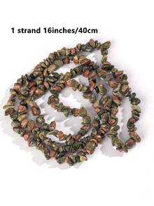 天然石不对称碎石珠适用于制作珠宝、DIY手链项链耳环 - 不規則礫石片珠 - 查看 27