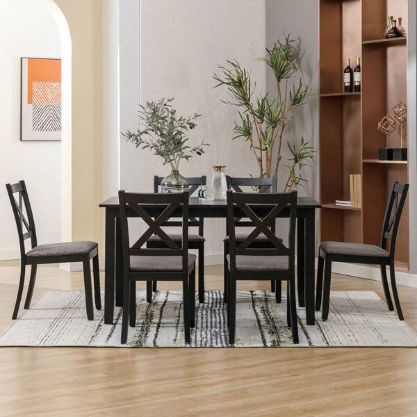 Modern Dining Table Set With Chairs For Apartment Home Furniture