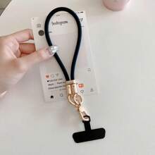Original Liquid Silicone Wrist Strap For  Mobile Phone Lanyards Clip Snap Key Chains