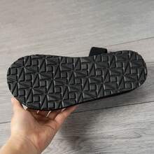 Women's New Fashion High Heel Casual Vacation Polka Dot Platform Wedge Roman Sandals, Minimalist Indoor Slippers Suitable For Students, Office Workers, Beach, Hotel - Black - View 7