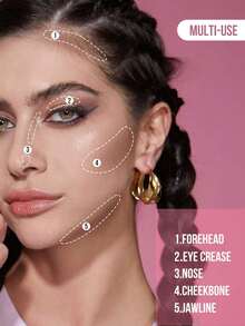 Misslyn Beach Please! Bronze Contouring Powder, Matte Bronze Powder, High Color Payoff, Fine And Smooth Texture, With Mirror, Face Contouring Bronze Powder, Long-Lasting Makeup Effect, Lightweight And Breathable, Smooth And Blendable - #58 Dusty Dune - 查看 6