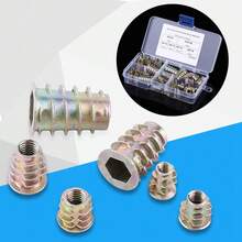 50 piezas de Inserto De Tuerca Para Muebles De Madera, Tuerca Cónica - Multicolor - Ver 4