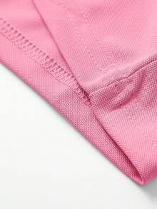 ALTZTAR Men's Casual Commuter Colorblock Short Sleeve Polo Shirt - Pink - View 4