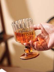 1 pieza Copa de vino francesa vintage y lujosa con pliegues, copa de champán de tallo alto para decoración del hogar, cenas familiares, fiestas de cumpleaños, ideal para Halloween, Navidad, regalos de cumpleaños - Multicolor - Ver 11