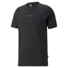 Puma 男款基本系列短袖圆领T恤 84959301 - 黑色 - 查看 1