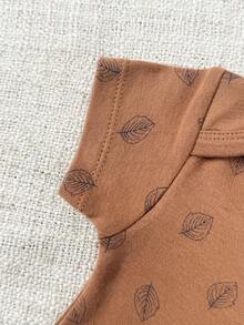 5 Pieces Baby Boys Casual Short Sleeves Cute Cartoon Baby Bodysuits Four Seasons - Multicolor - View 5