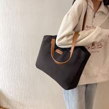 SLIN&LXZQ Bolso de mano mujer, bolso de negocios de oficina para mujer, bolso de hombro con compartimento para computadora portátil de 14 pulgadas, bolso de mano grande con capacidad,bolso bandolera de viaje y trabajo con cremallera para mujer