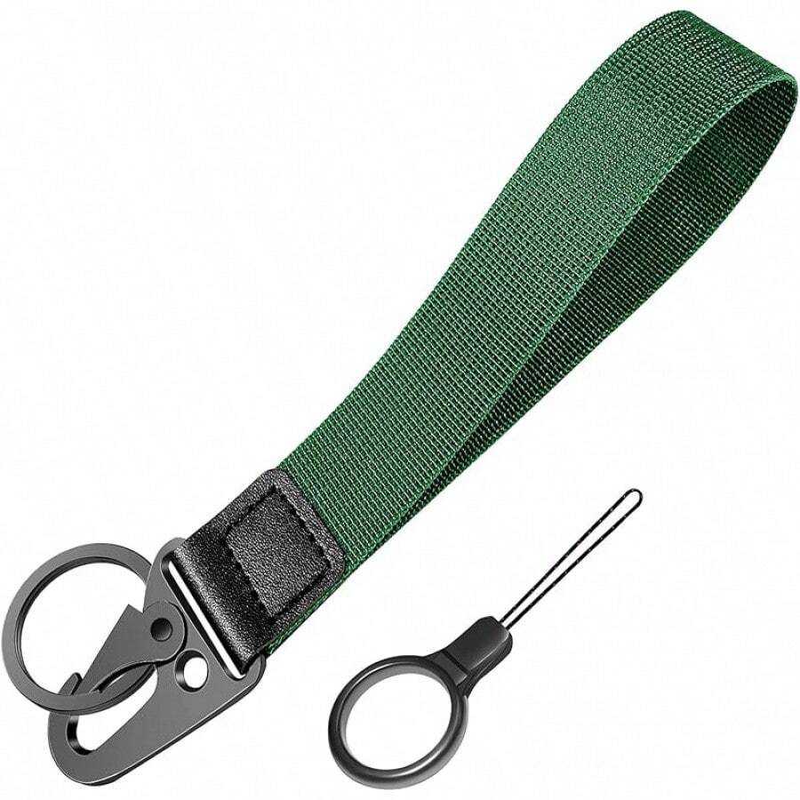 Universal Wrist Key Lanyard| Hands-Free Anti-Loss Strap, Adjustable & Unisex For Sports, Work & Outdoors - Green - View 1